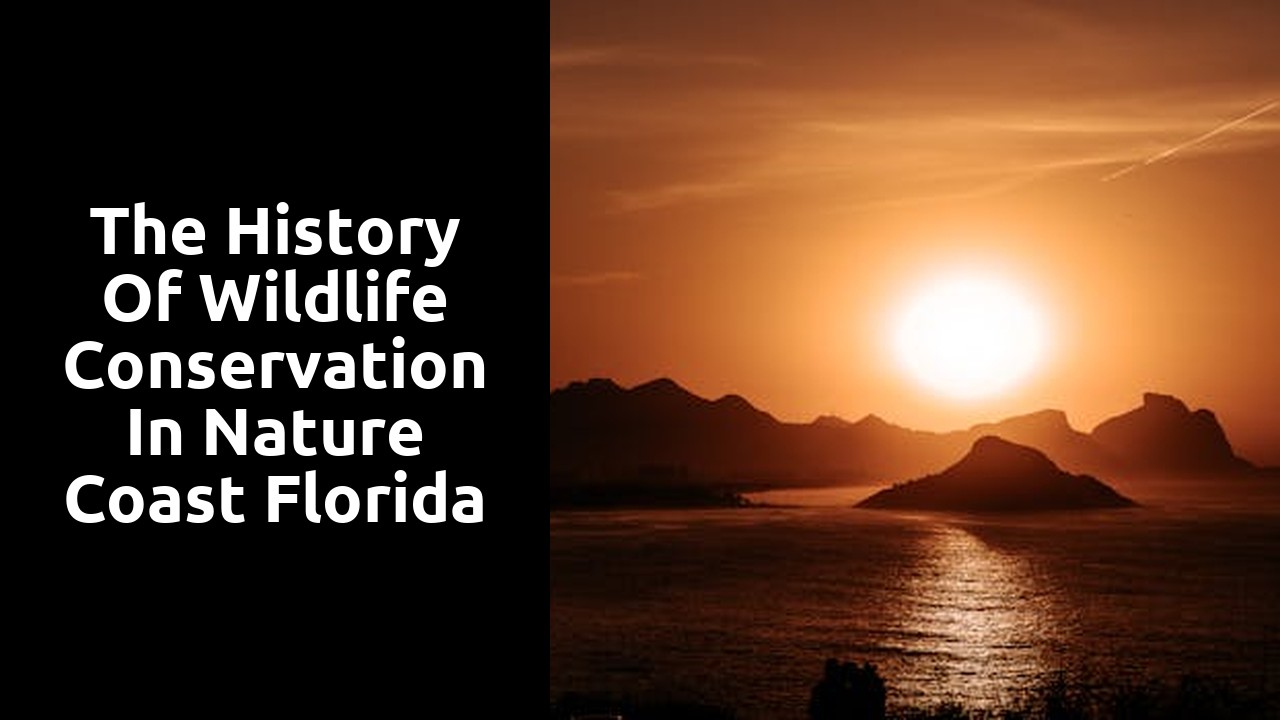 The History of Wildlife Conservation in Nature Coast Florida